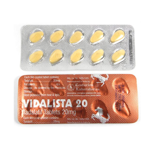 Vidalista 20mg/ 10 tablet